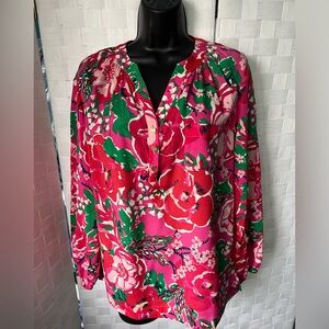 EUC $128 Lilly Pulitzer size M Alima blouse $40